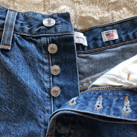 ReDone Originals Denim Shorts - Picture 5 of 7